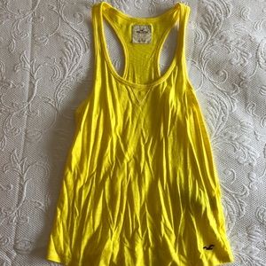 Hollister Bright Yellow Tank